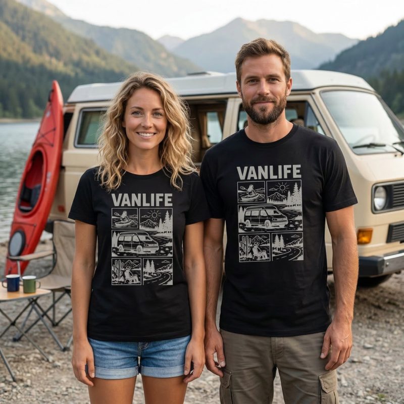 Koszulka Vanlife Czarna