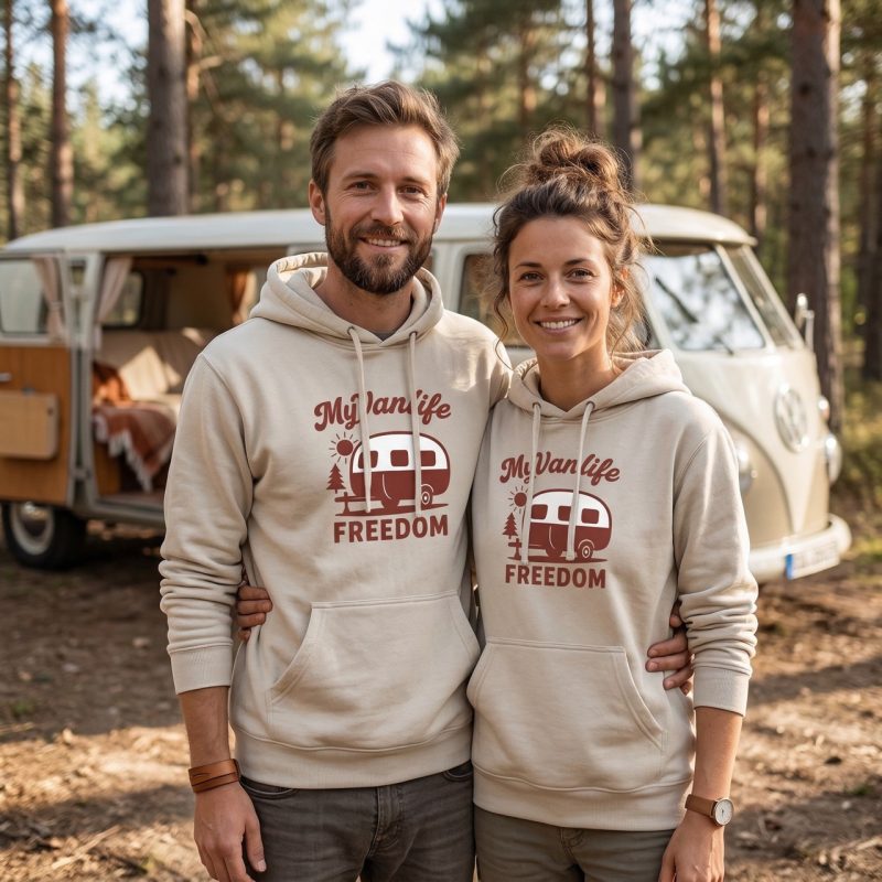 Bluza z kapturem Caravan Sand