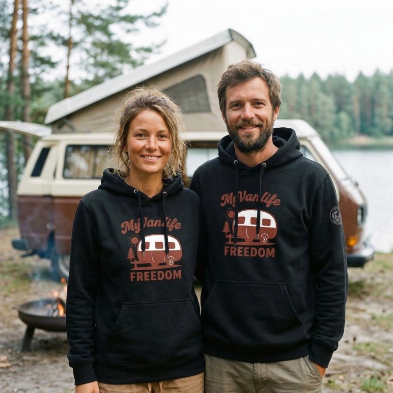 Bluza z kapturem Caravan Black