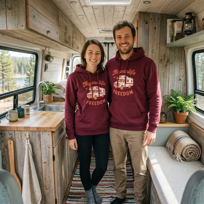 Bluza z kapturem Freedom Burgund