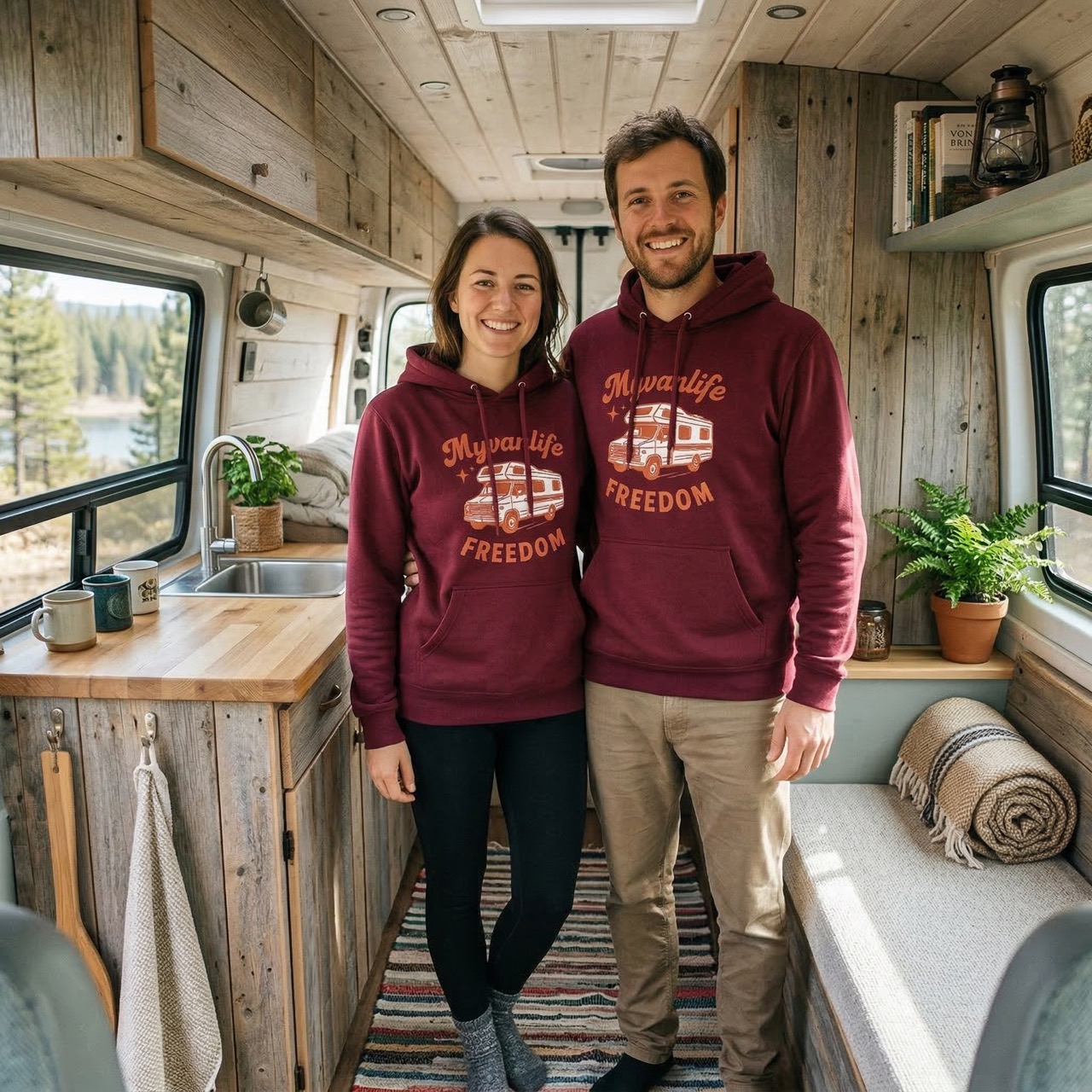 Bluza z kapturem Freedom Burgund