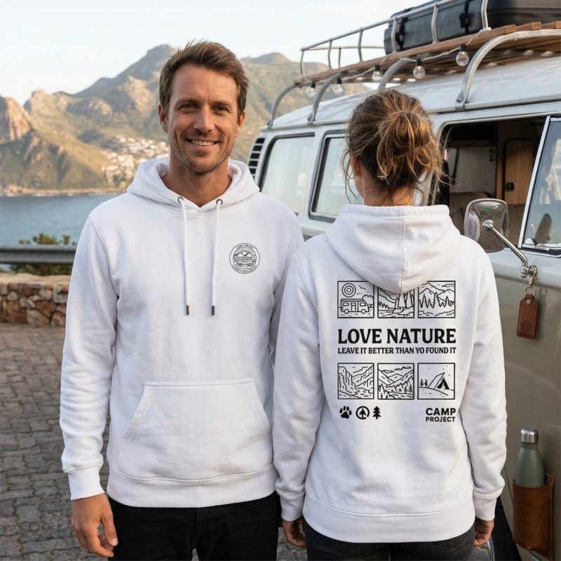 Bluza z kapturem LoveNature White