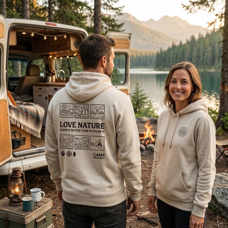 Bluza z kapturem LoveNature Sand