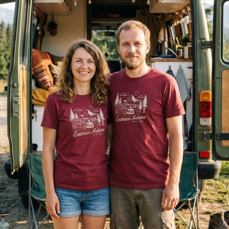 Koszulka Embrace Burgund