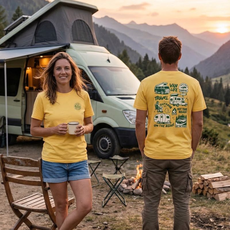 Koszulka Retro TaxiYellow