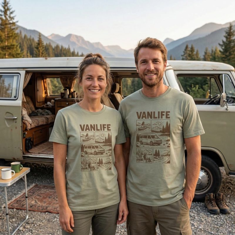 Koszulka Vanlife Soft Salvia