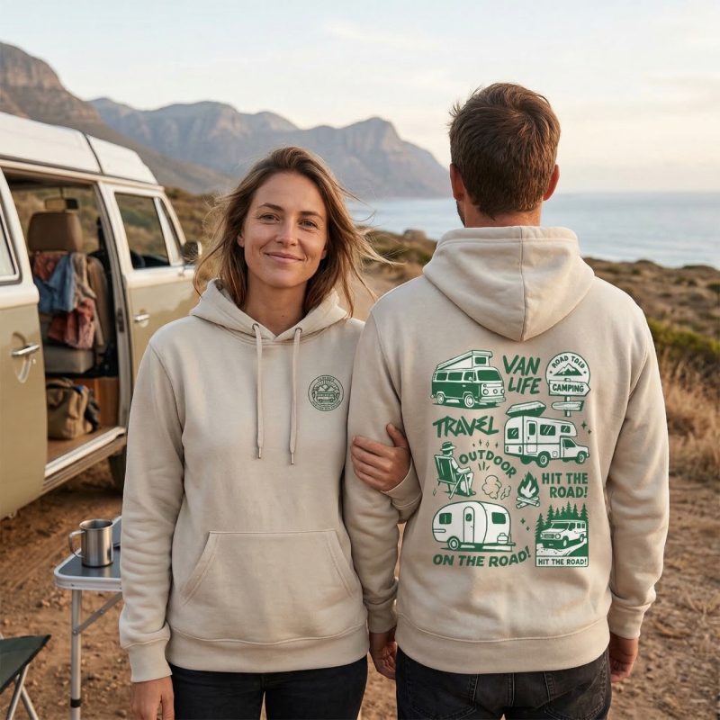 Bluza z kapturem Retro Sand