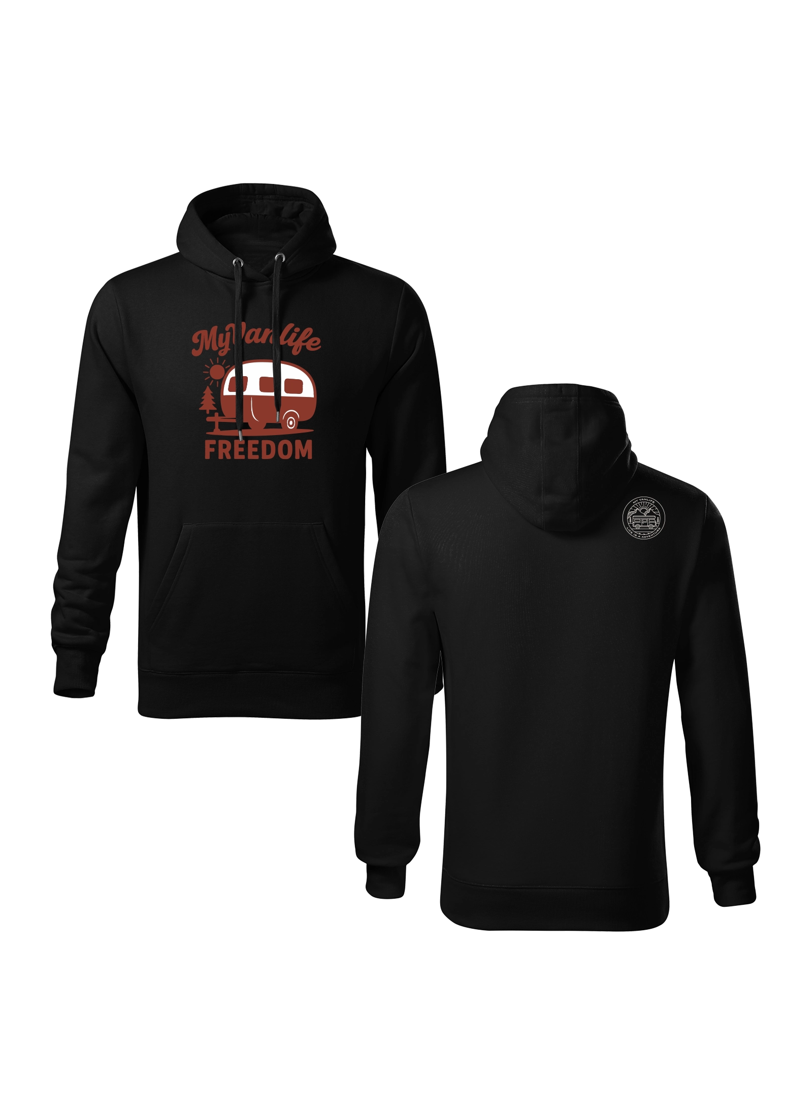 Bluza z kapturem Caravan Black