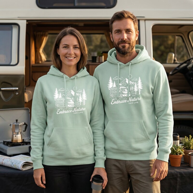 Bluza z kapturem Embrace Mint